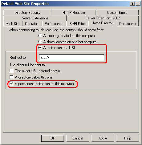 ASP.NET SEO IIS Redirect