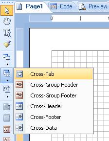 Add cross tab report