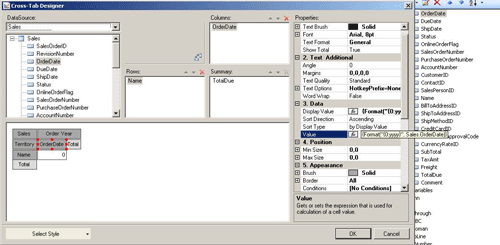 Creating of report