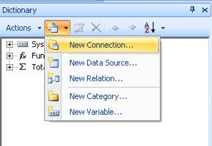 Add new connection to the report