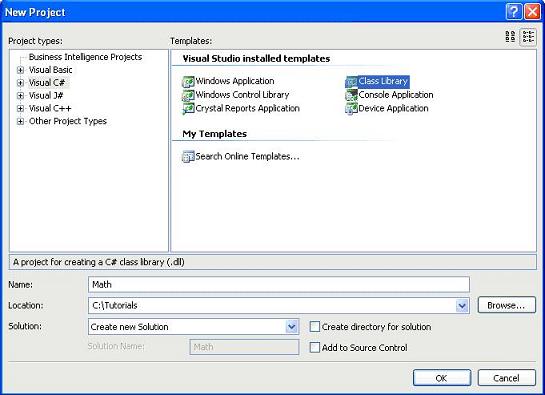 Creating a Class Library Project