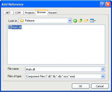 Adding Math.dll reference