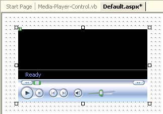 ASP.NET Media Control on web page