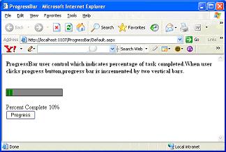 Progress Bar ASP.NET Control