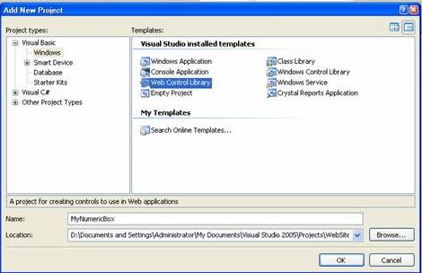 Web custom library project