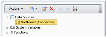 Northwind database as data source