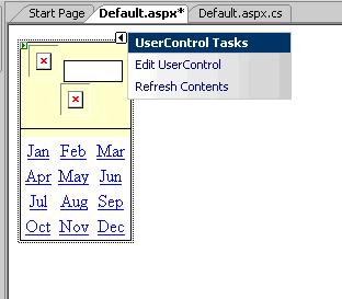 Month Calendar ASP.NET Control